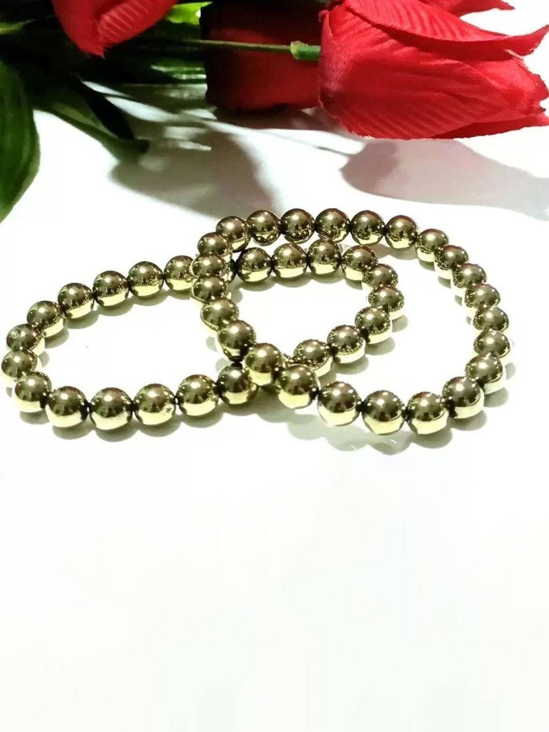 Sukhad Set of 2 Artificial Beaded Bracelets
