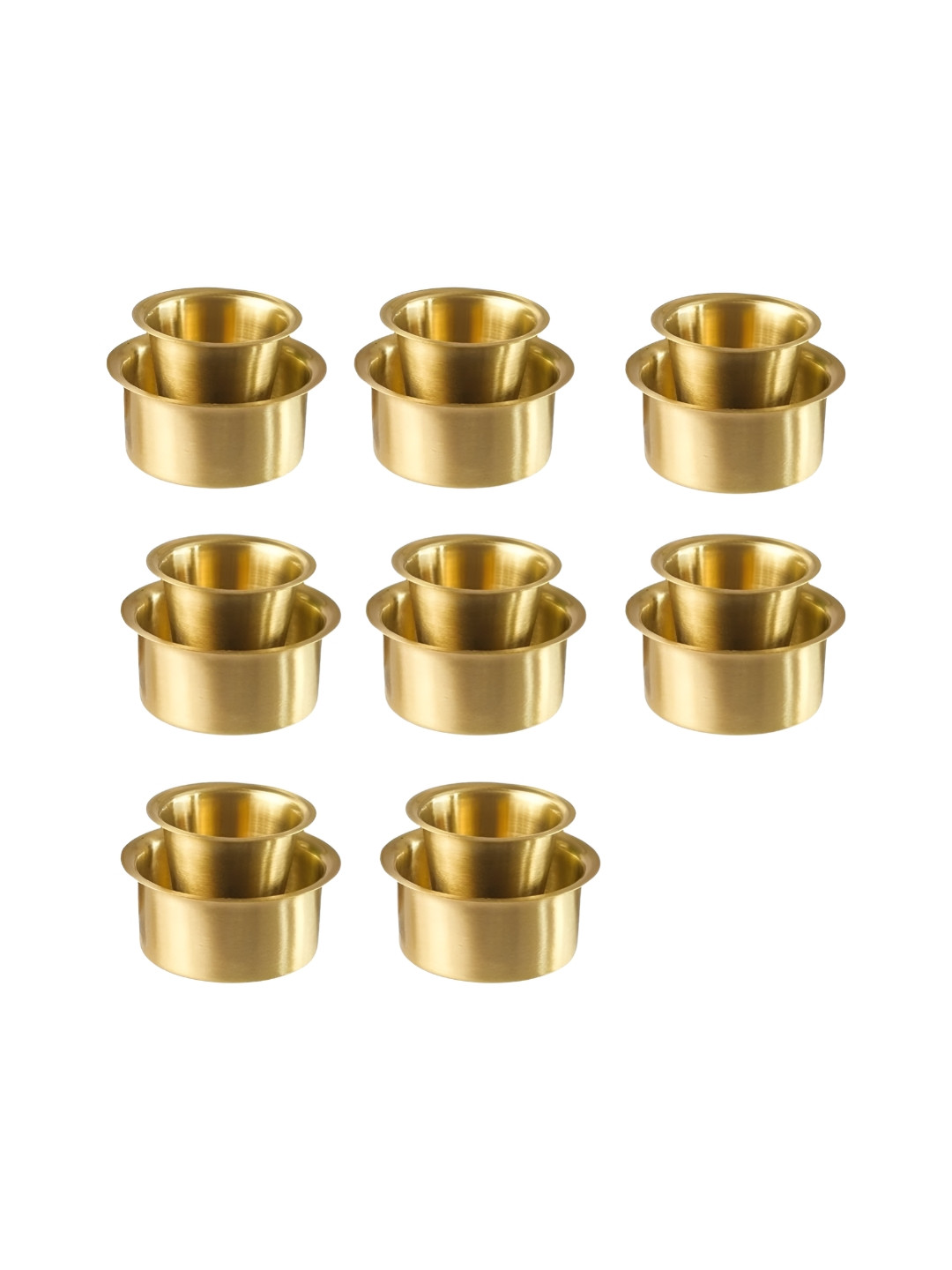 VPSK Gold-Toned 8 Piece Solid Tea Set