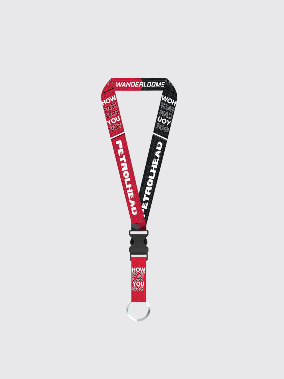 WANDERLOOMS Printed Petrolhead Lanyard Key Chain