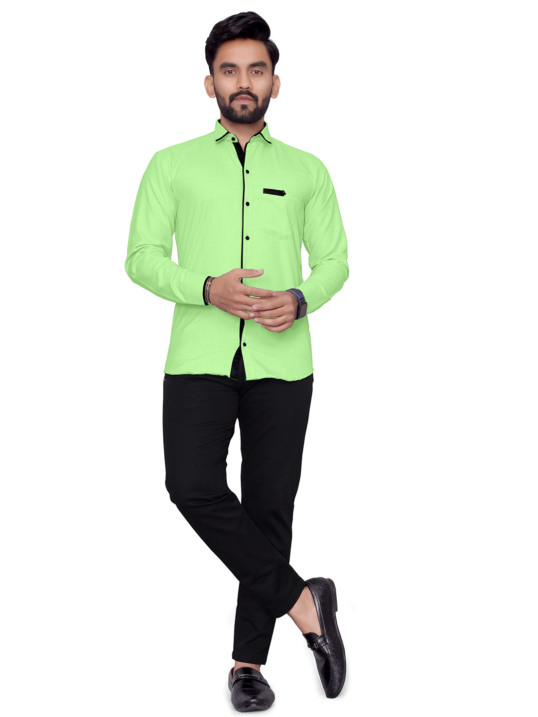 MAN'S SUITUP Men Classic Casual Shirt