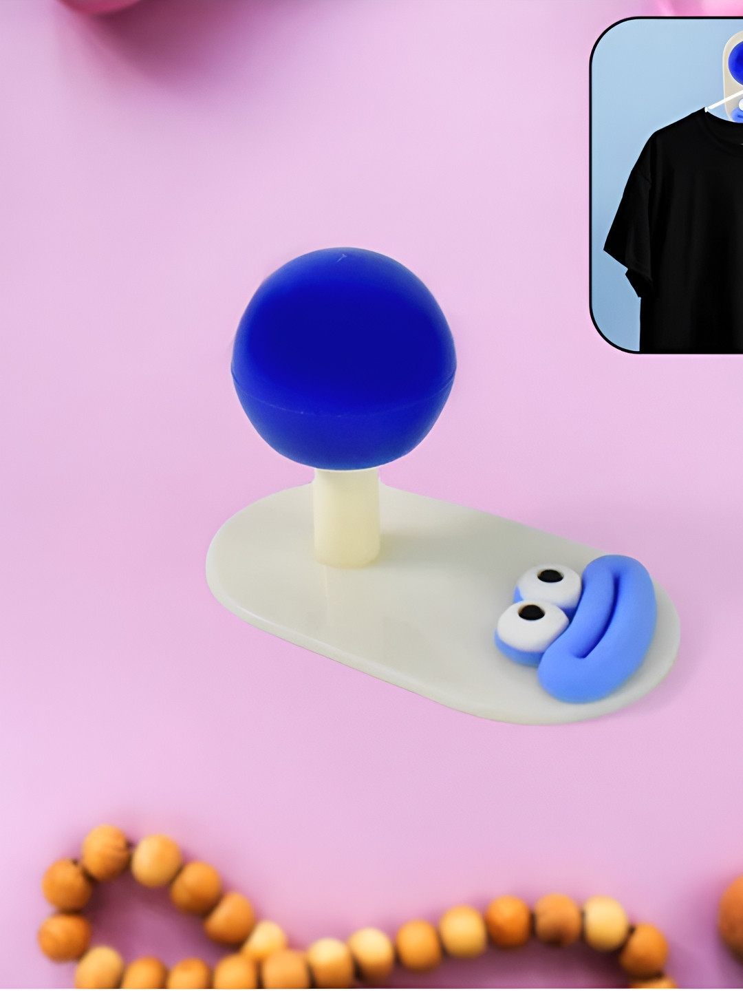 DeoDap Set Of 2 Cartoon Ball Shape Hooks