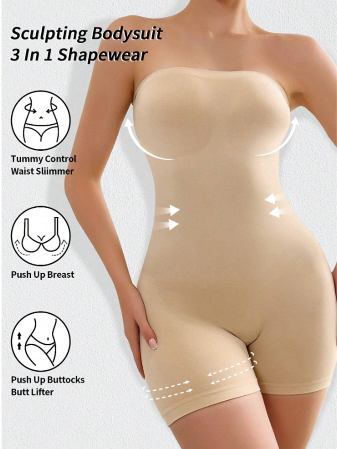 PYOS Stretchable Full Body Shaper