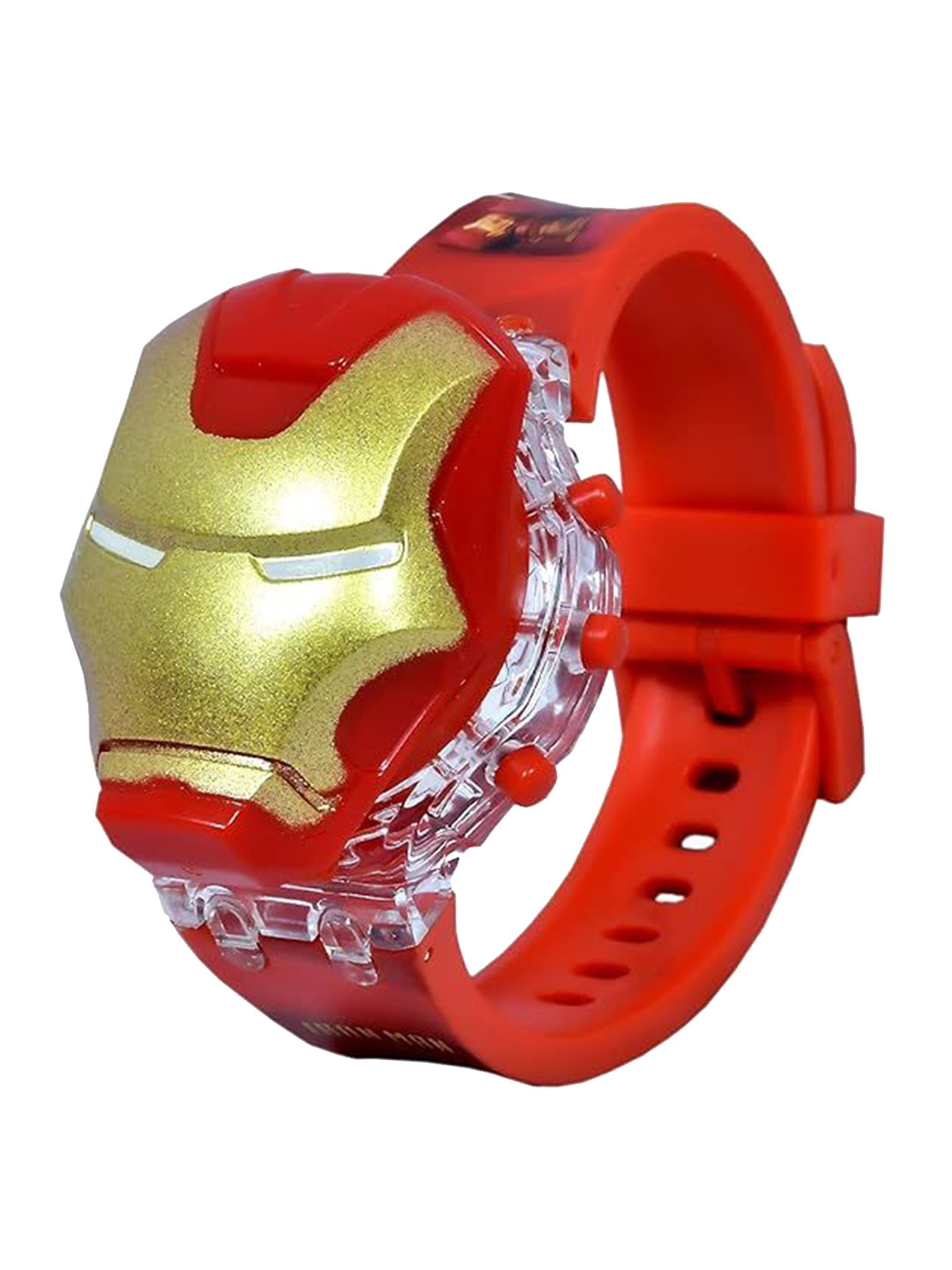 SWADESI STUFF Unisex Kids Dial & Straps Digital Automatic Watch 3D IRONMAN 9912