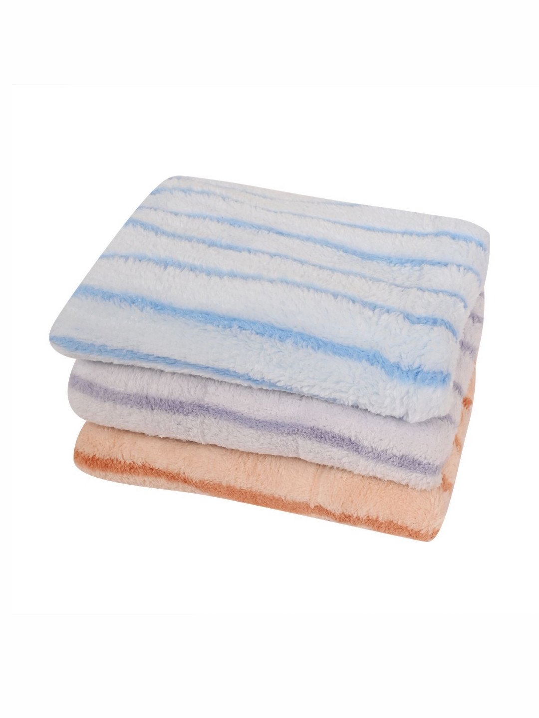 LOOM LEGACY 3-Pcs Blue & White Striped Kitchen Towel