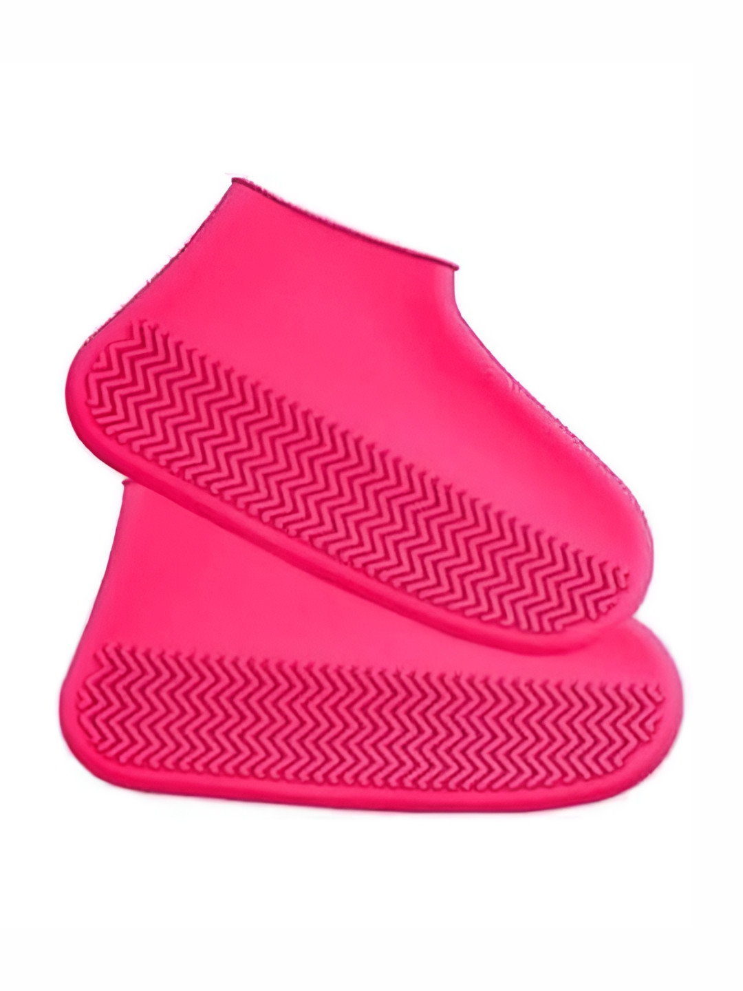 upkaranwale Pink Reusable Waterproof Silicone Shoe Covers