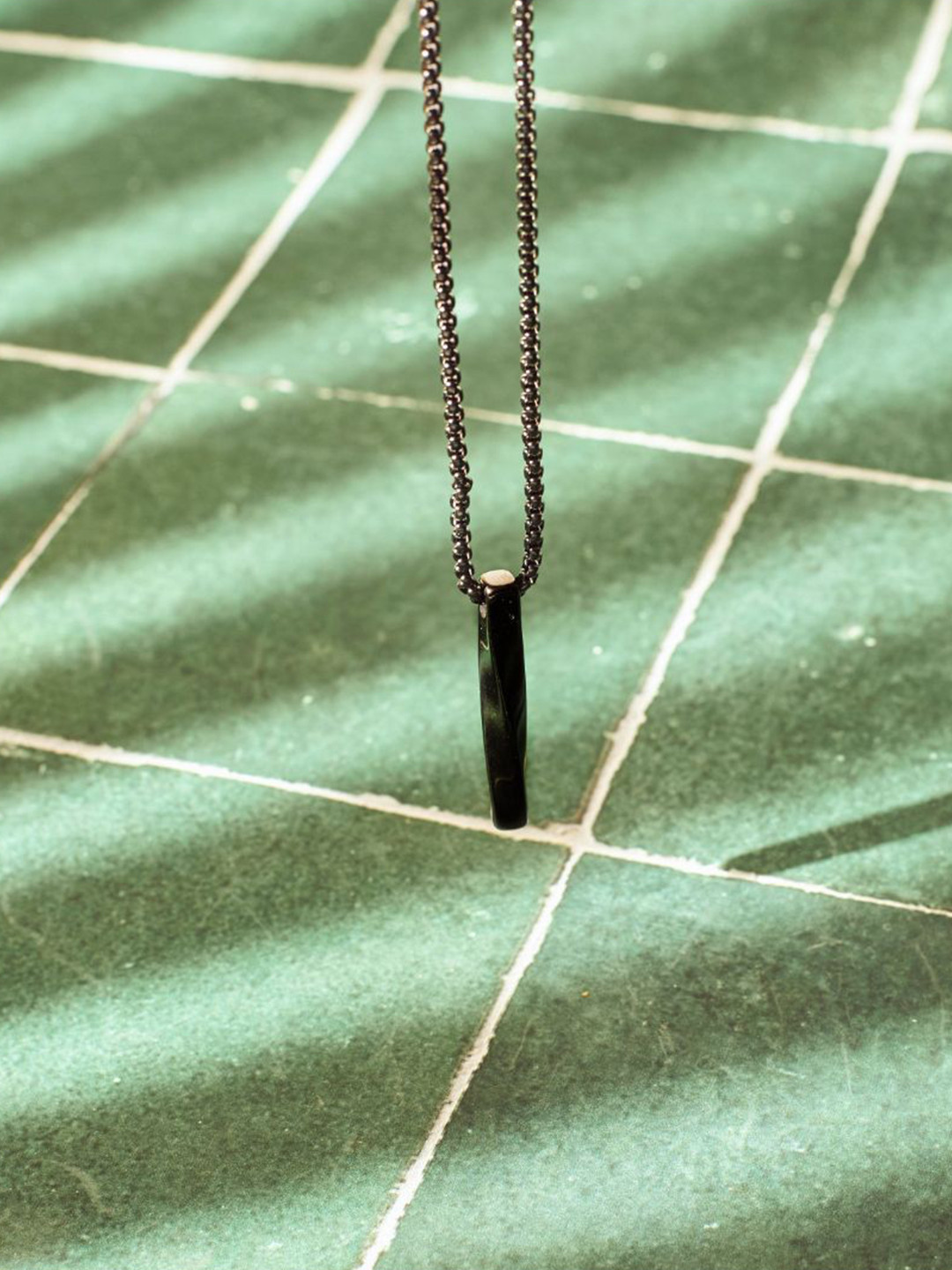 SALTY Pack of 2 Men Collier Black Chain