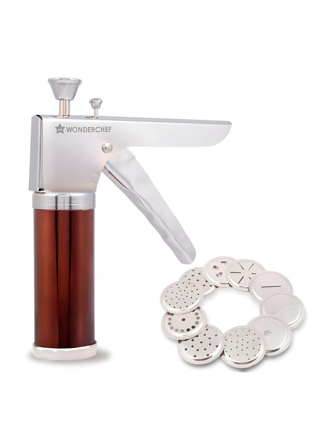 Wonderchef Brown & Silver Metal Snacks Maker