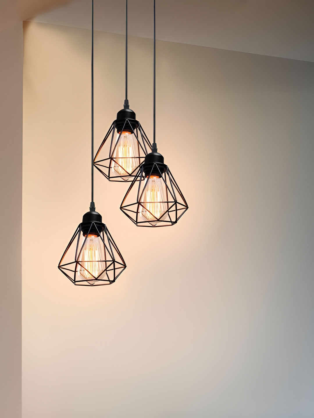 Artica Black Contemporary Ceiling Lamp