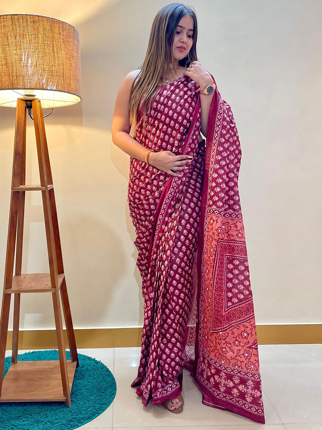 JAINICA Pure Cotton Ilkal Saree