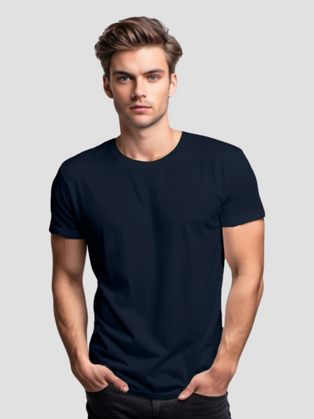 UpClothing Regular Fit Round Neck T-shirt