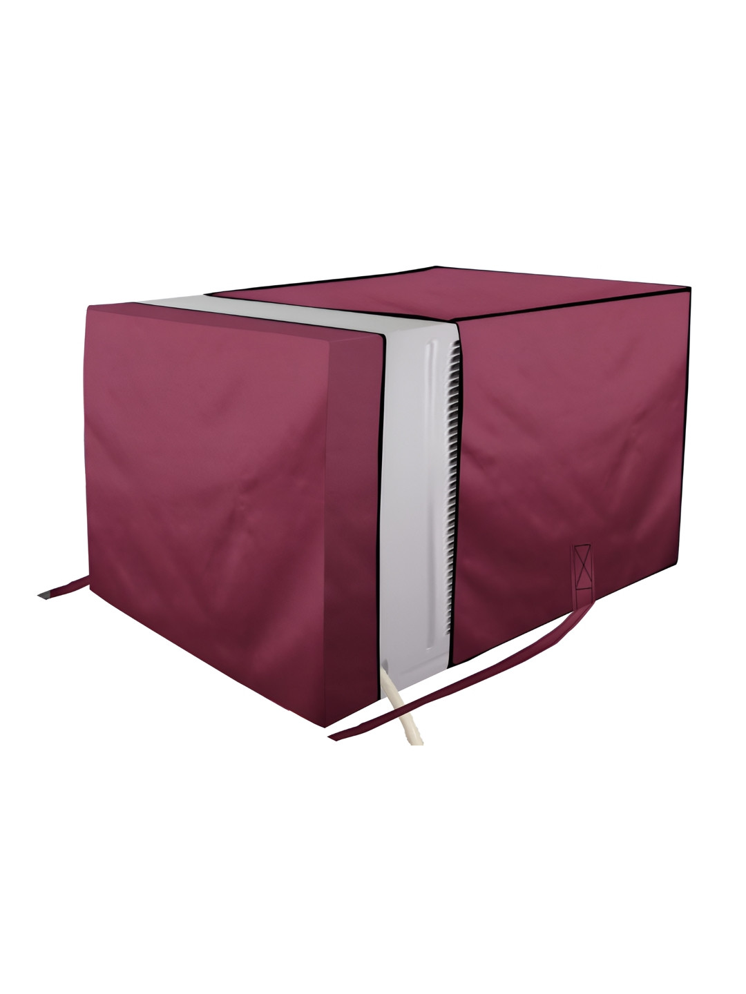 The Furnishing Tree Maroon Air Conditioner Cover