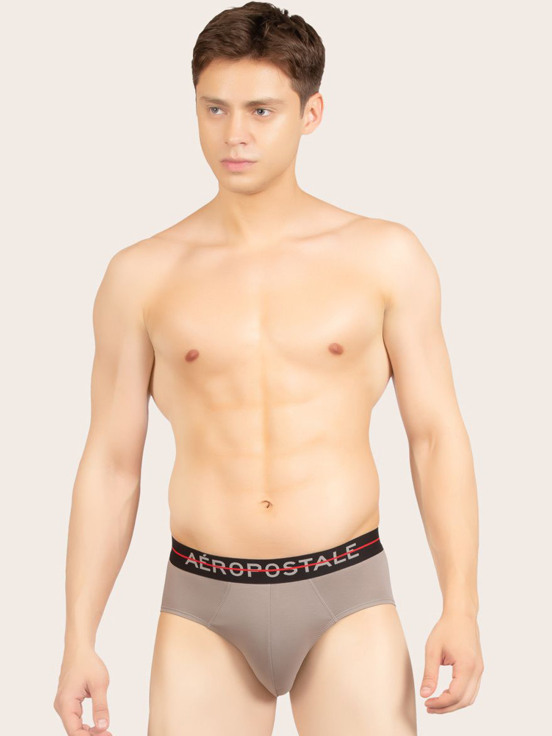 Aeropostale Mid Rise Basic Briefs LJSBF01-SGRY