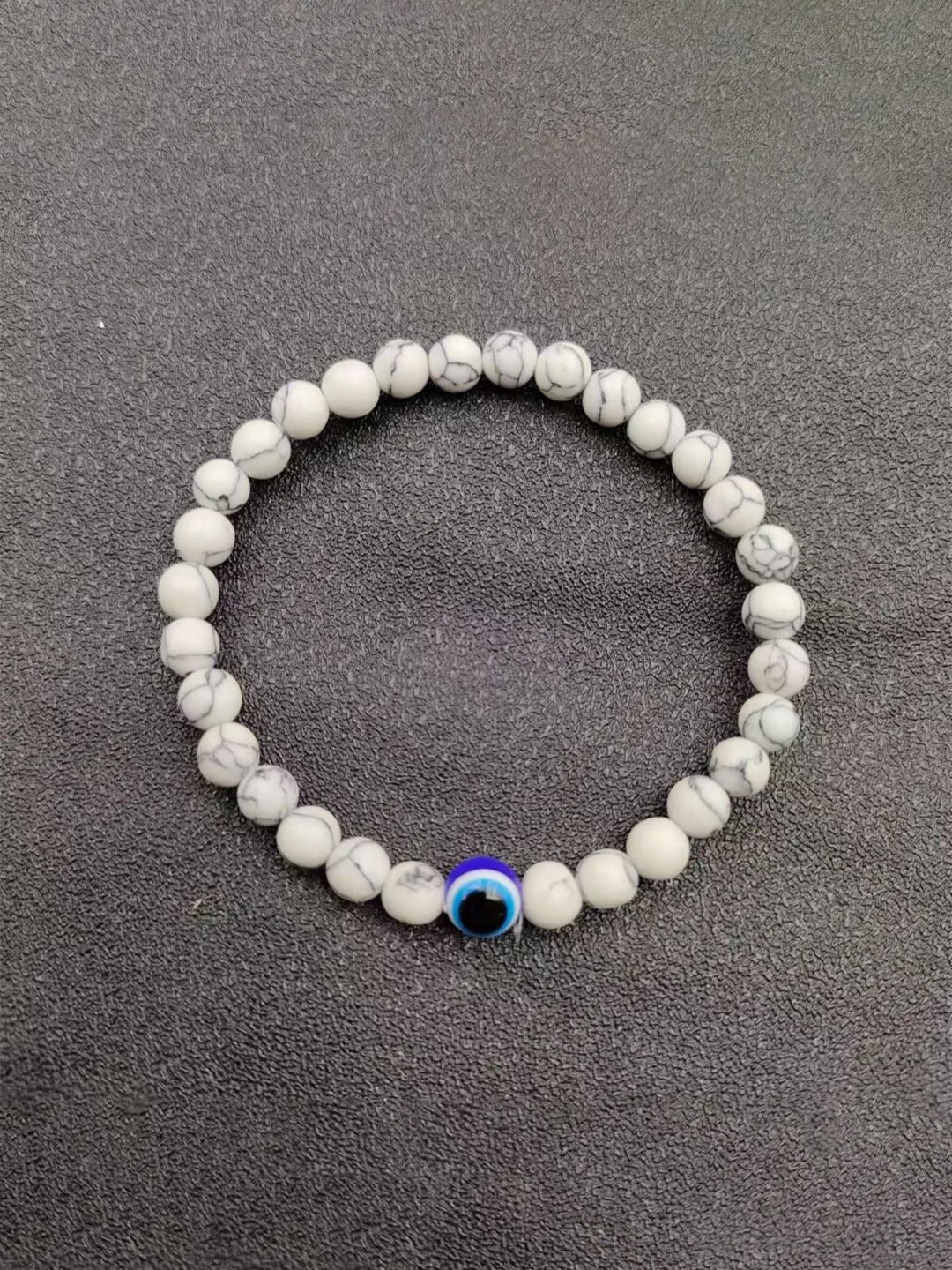 SALTY Pack of 2 Men Protective Evil Eye Natural Stone Band