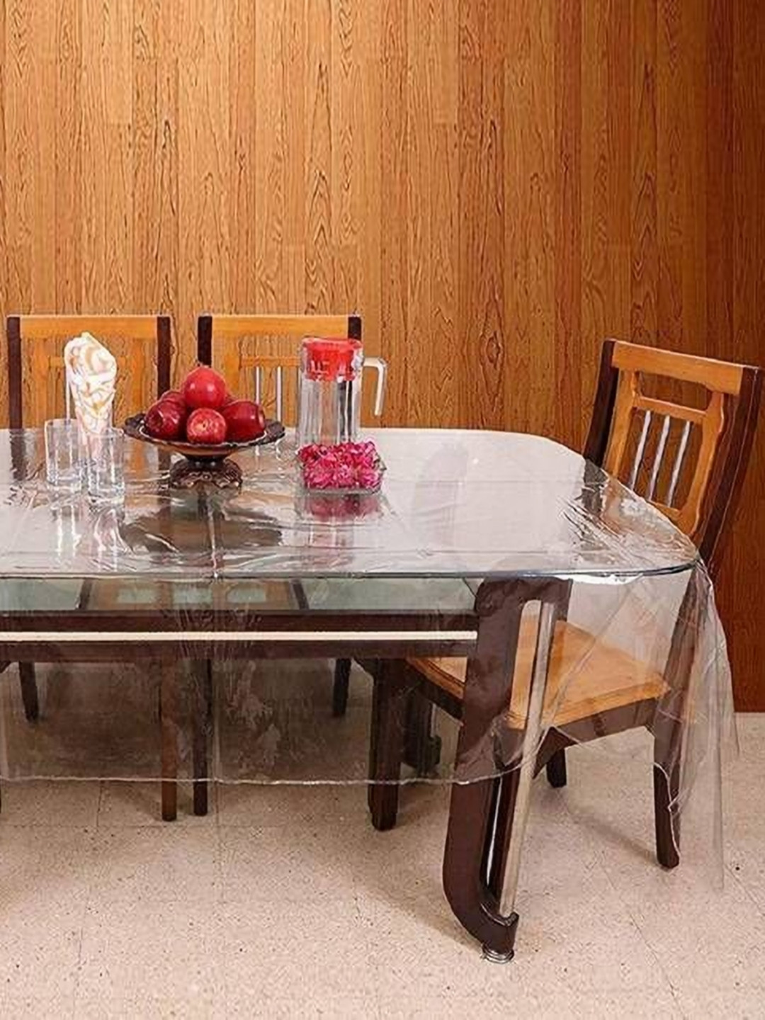 Wings Star Transparent Plastic Table Covers