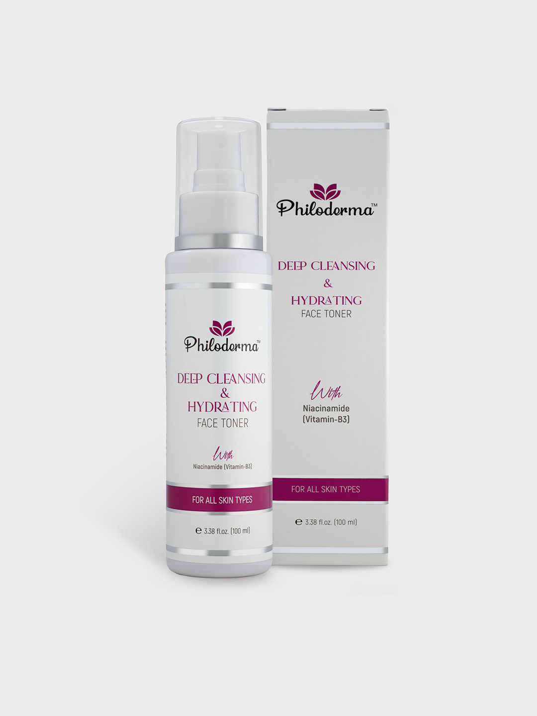 Philoderma Deep Cleansing & Hydrating Face Toner With Niacinamide - 100 ml