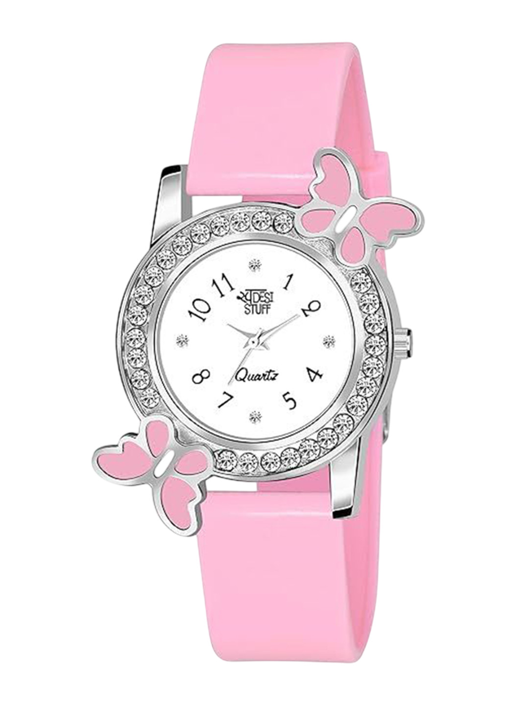 SWADESI STUFF Women Dial & Straps Analogue Watch 2 butterfly pink 9