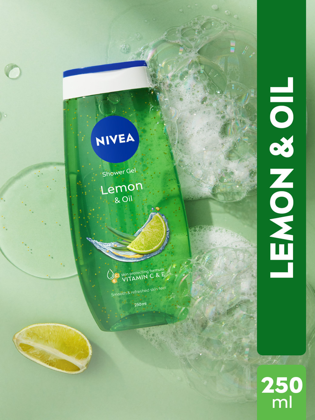 Nivea Women Lemon & Oil Care Shower Gel with Refreshing Scent of Lemon 250 ml