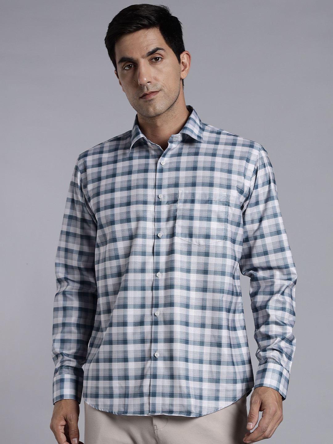 APPEL TOUCH Comfort Tartan Checks Checked Semi formal Cotton Shirt