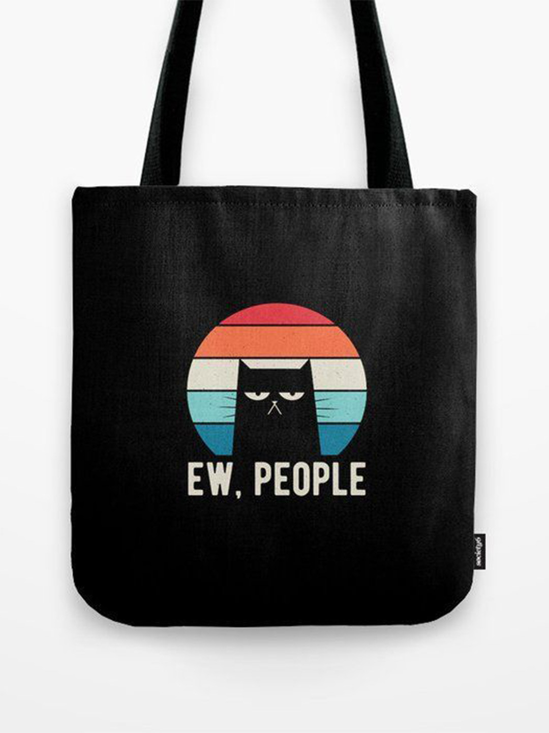 the sack co Graphic Printed Regular Tote Bag Handbags