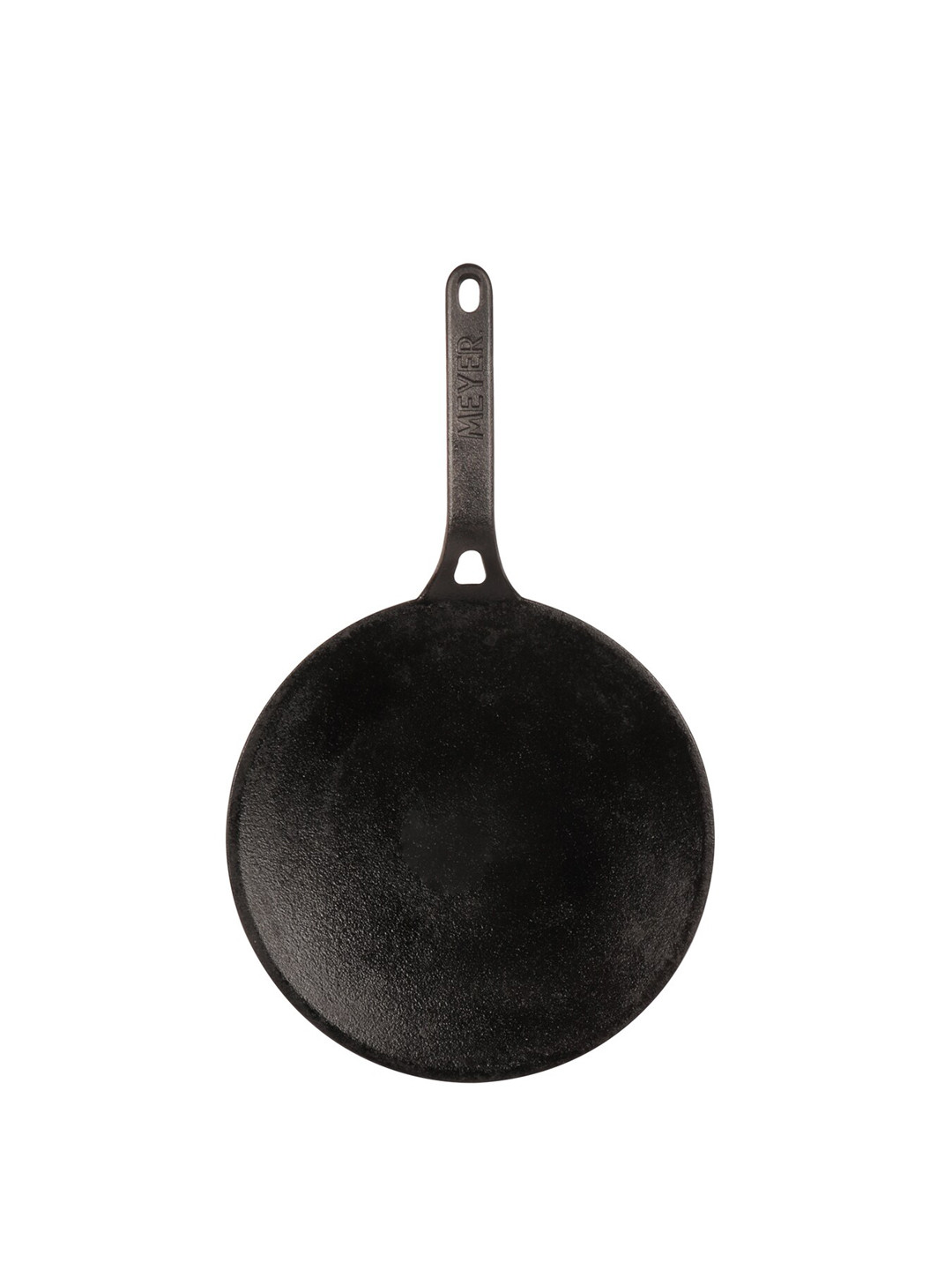 MEYER Black Pre-Seasoned Cast Iron Roti/Chapati Tawa 26 cm