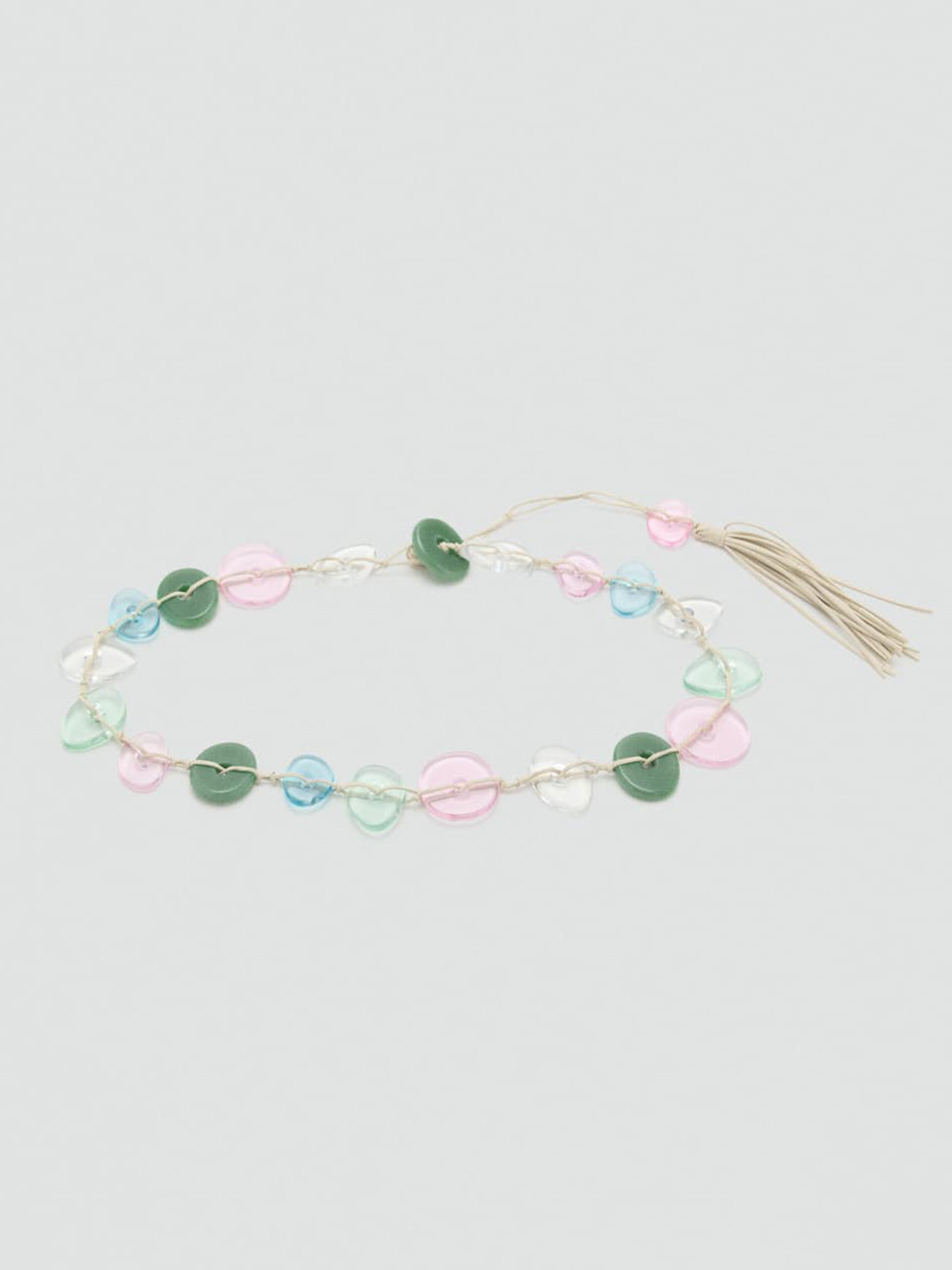 MANGO Women Button Detail Belt