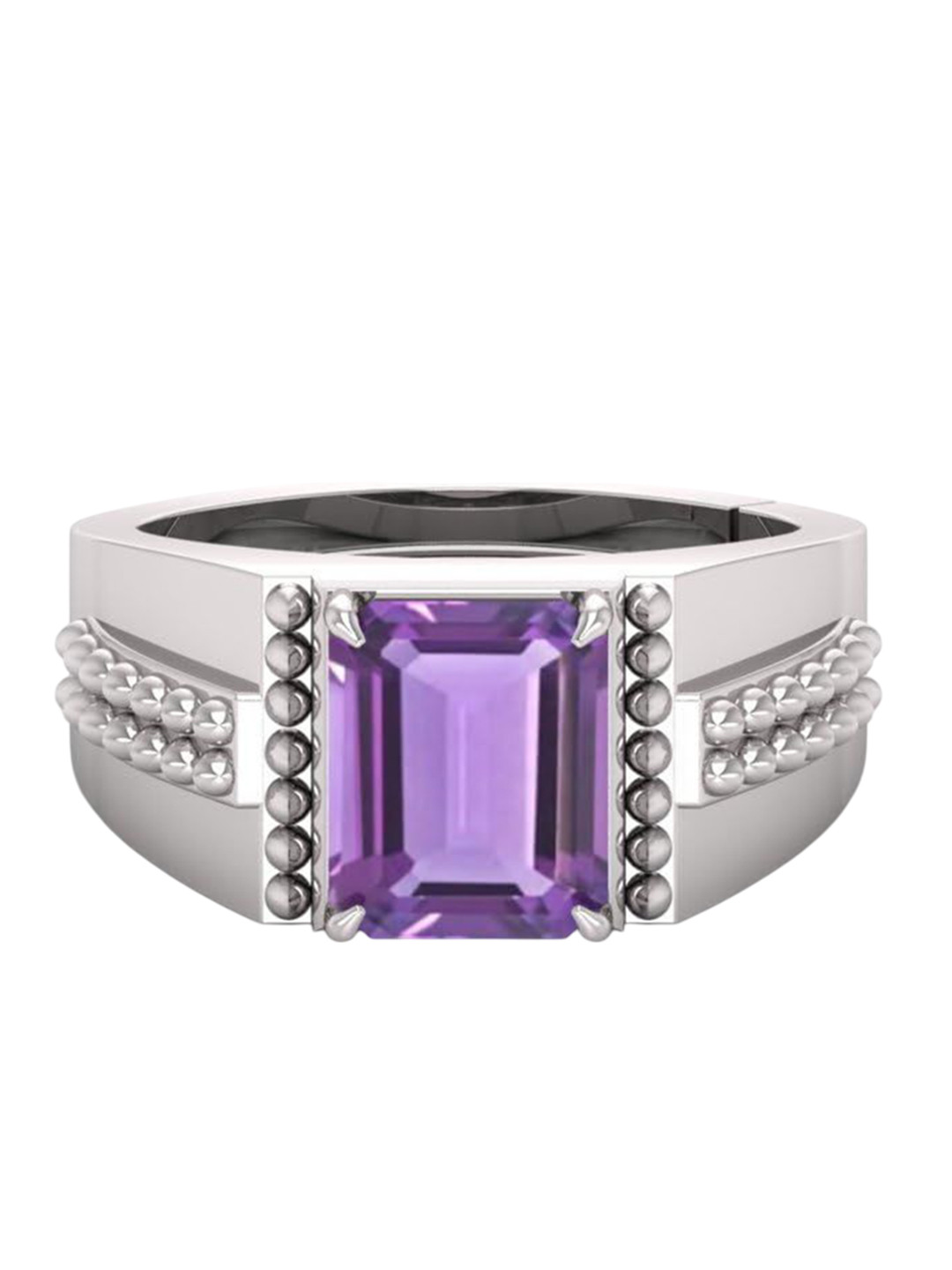 RRVGEM 6.00 KT Amethyst stone Ring