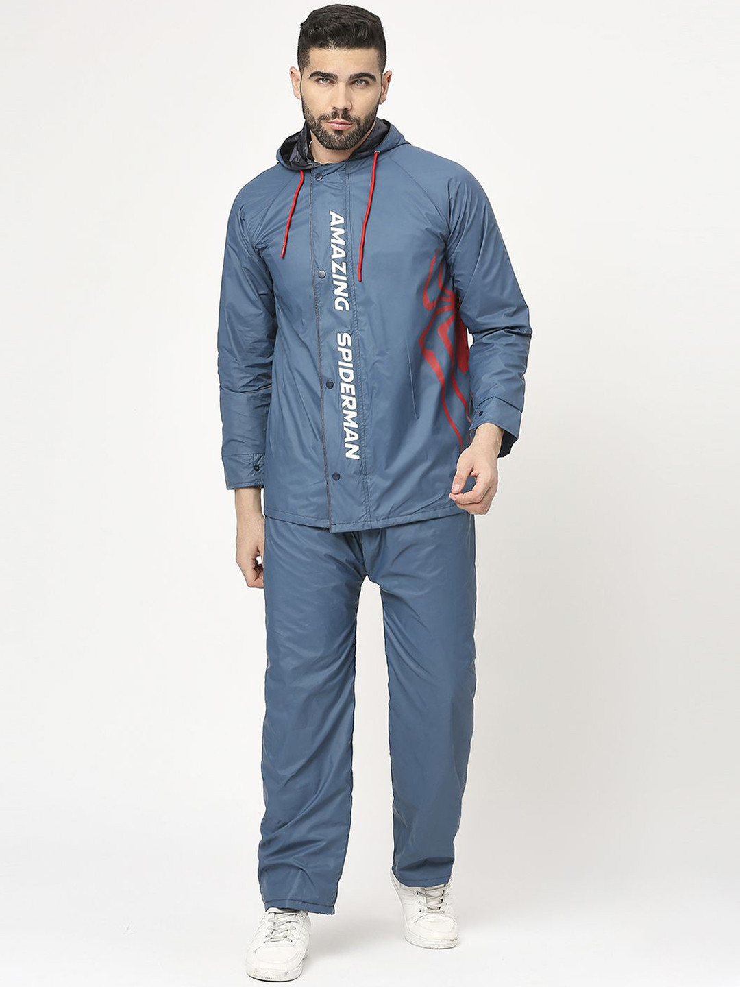 Citizen Spiderman Printed Raincoat