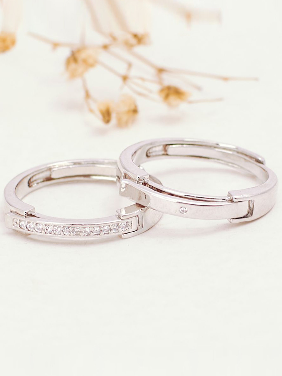 SALTY Pack of 2 Women Taken Coded Couple Rings