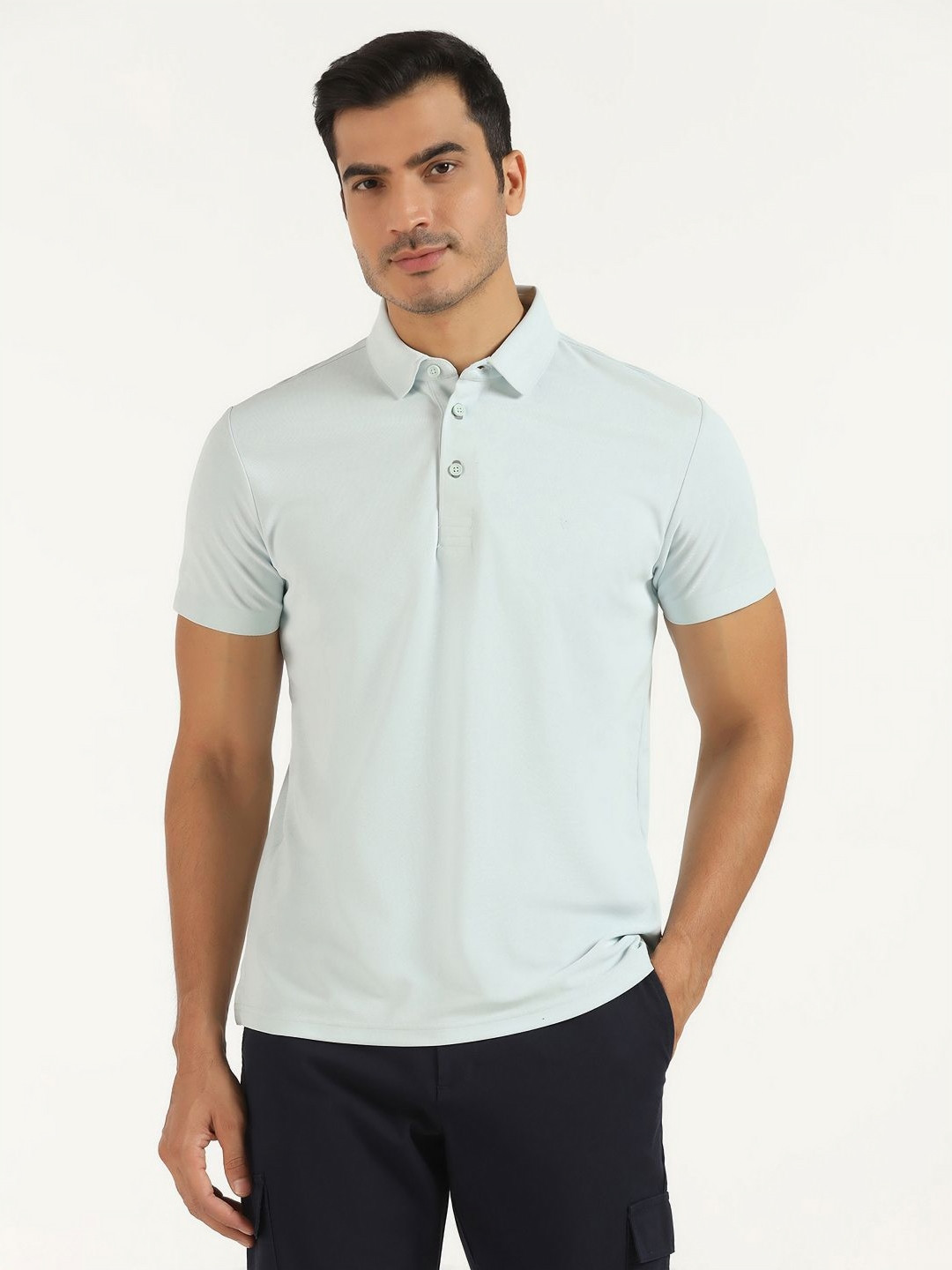 Blackberrys Men Textured Techpro Tshirt