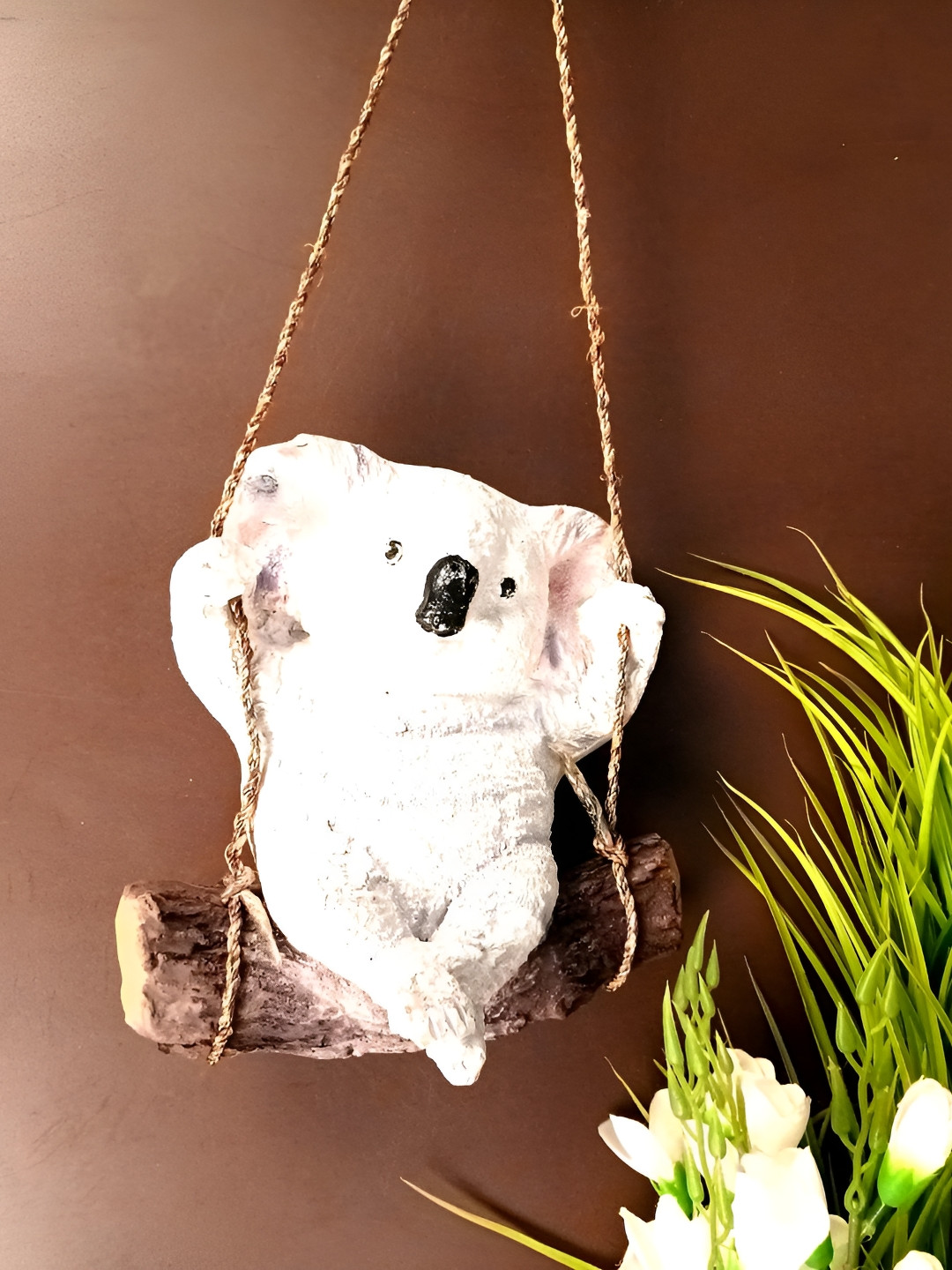 apka mart White Koala Figurine Showpiece