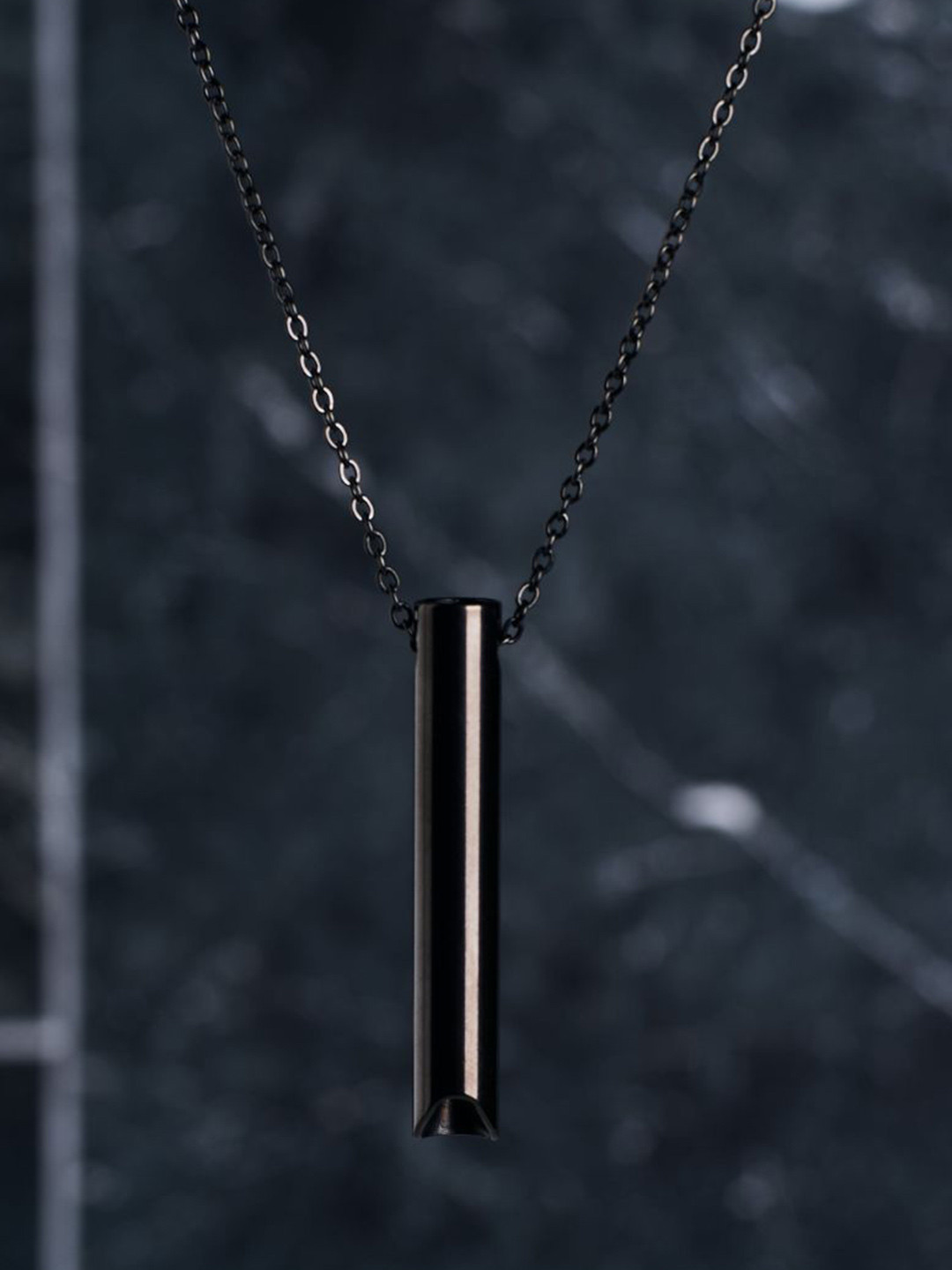 SALTY Pack of 2 Men Polished Prism Pendant