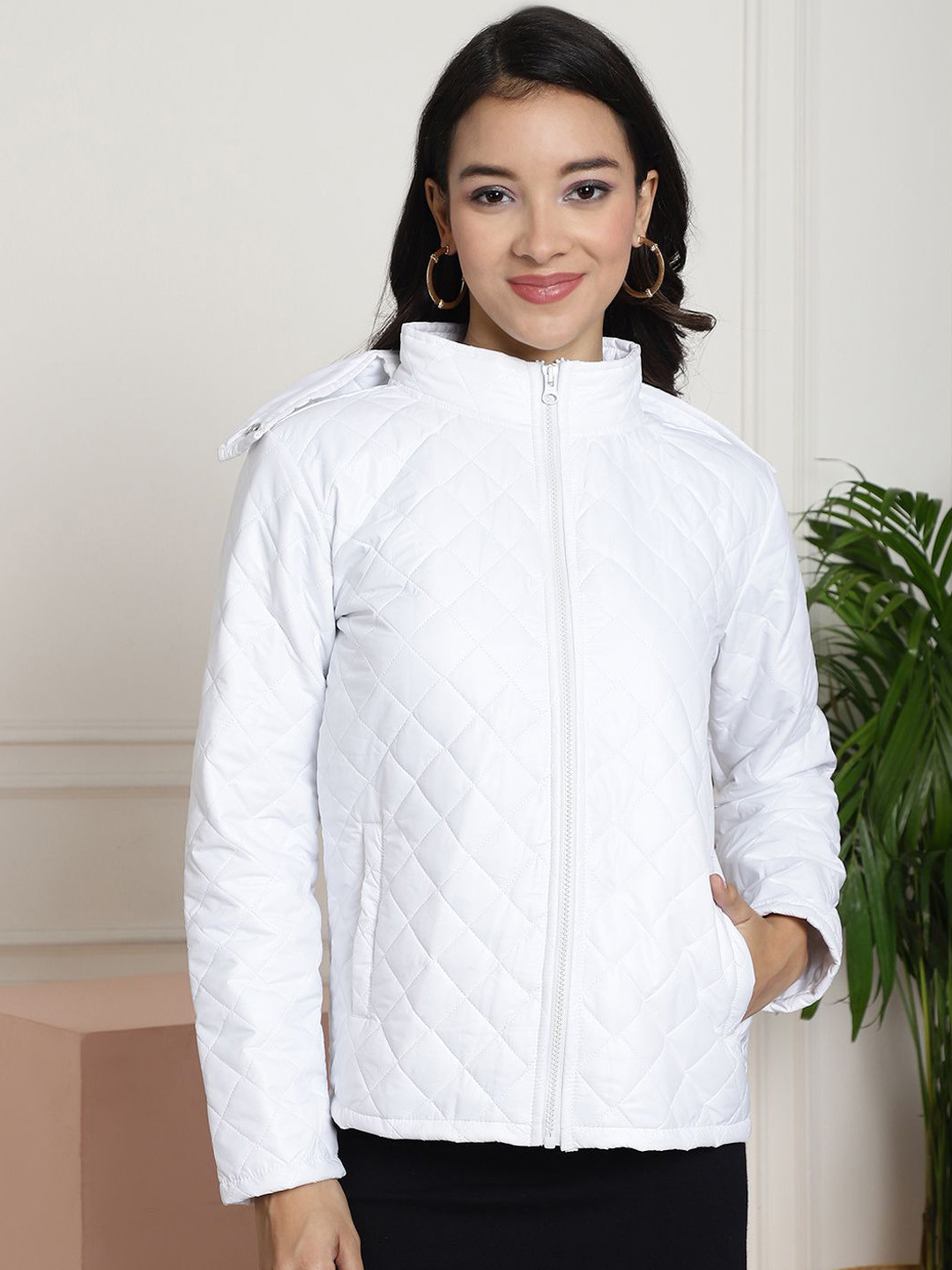 JAKANARY Women 1 Solid Tailored Jacket