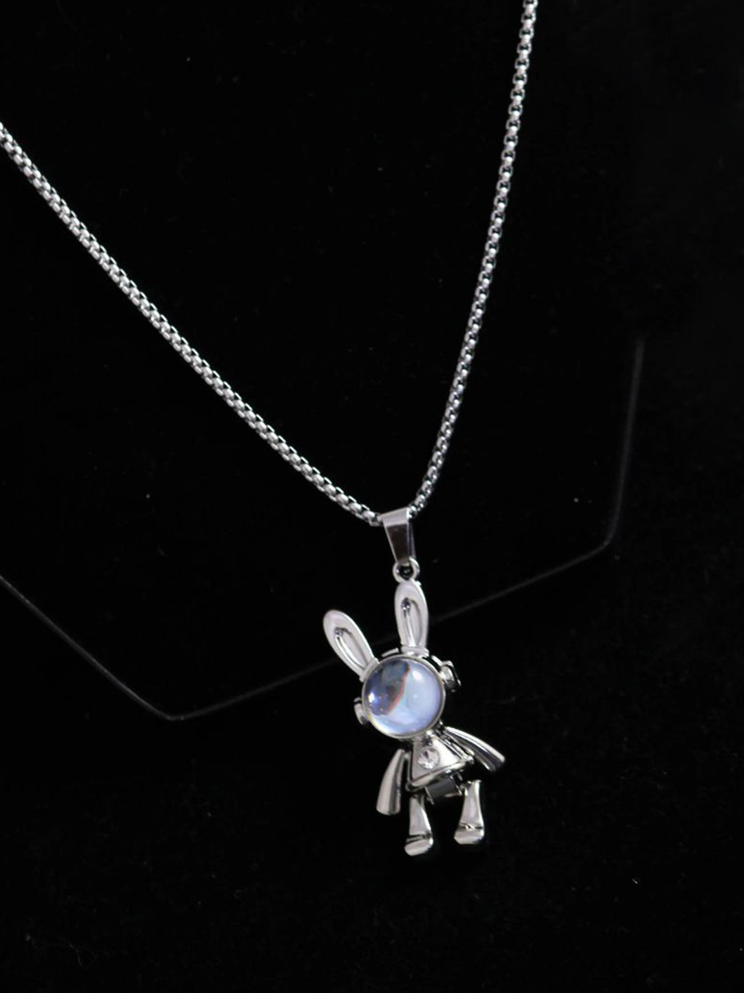 SALTY Pack of 2 Men Spaceman Stainless Steel Chain