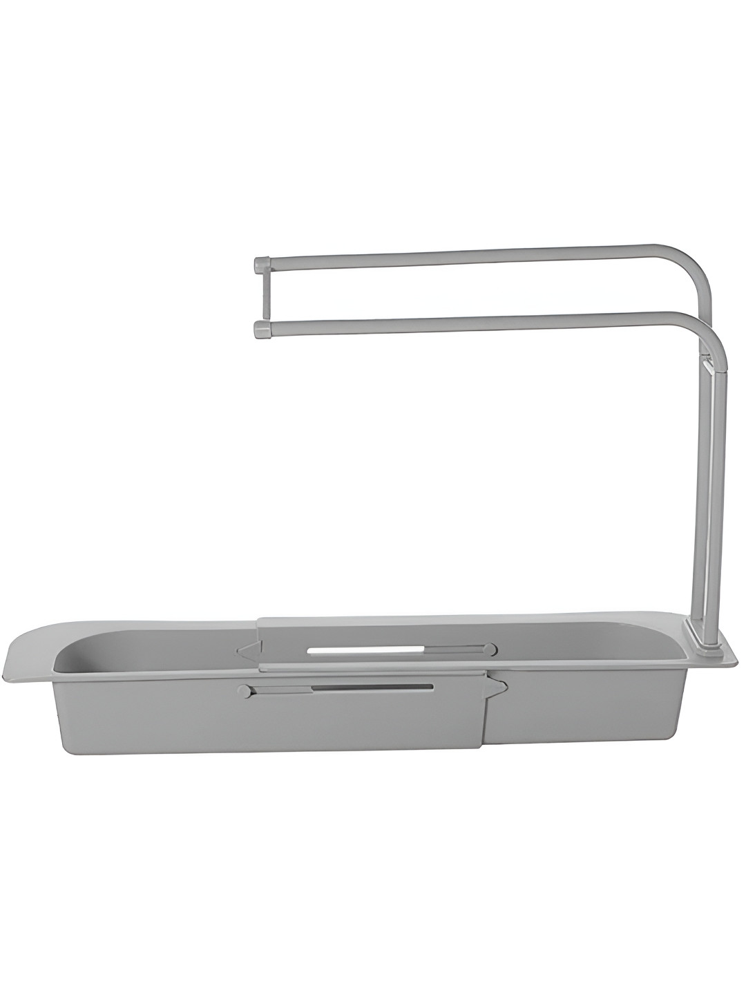 upkaranwale Grey Solid Plastic Towel Rod