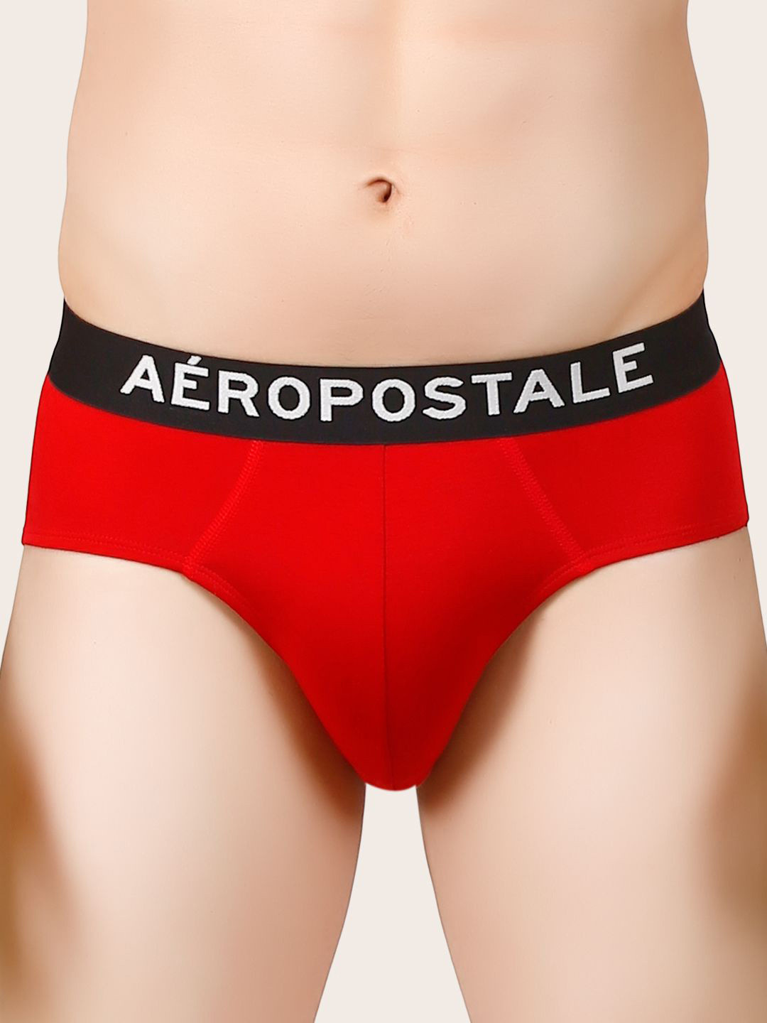 Aeropostale Mid Rise Basic Briefs BLBF01-RDHL