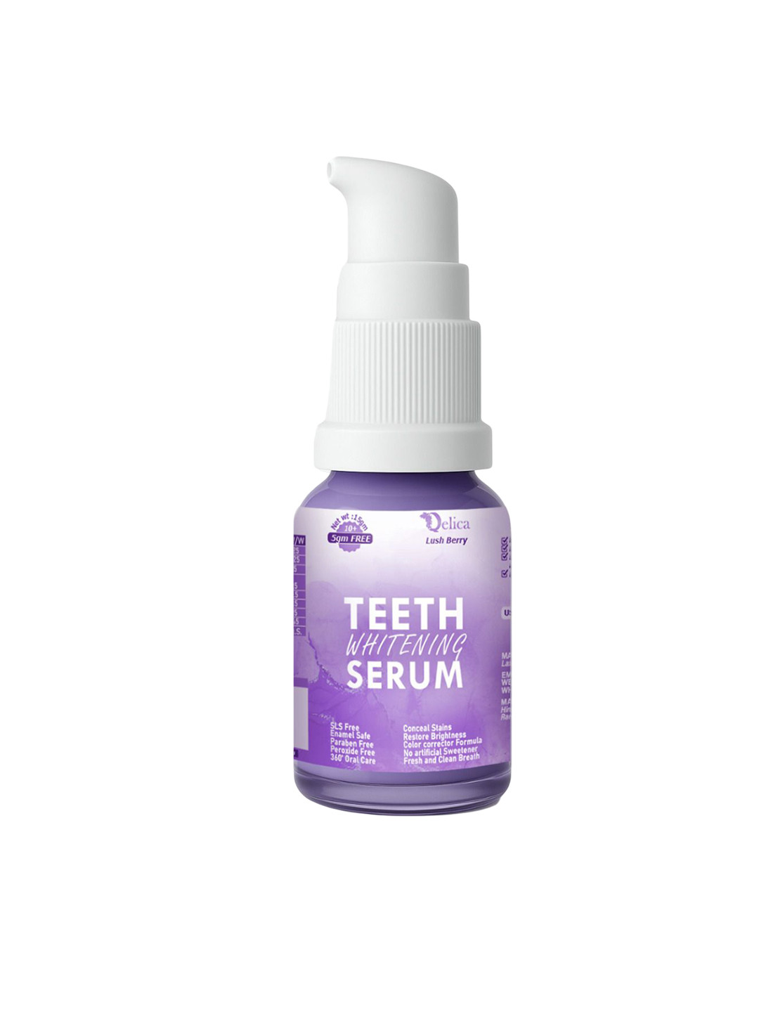 Qelica Bright Berry Teeth Whitening Serum - 15 ml