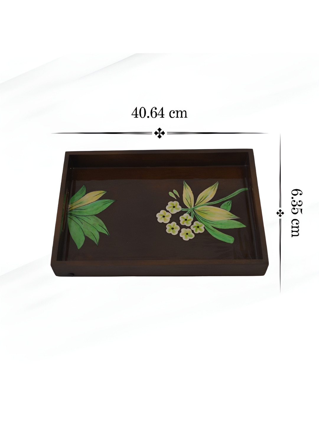 SITARRA LIVING Coffee Brown 2025 1 Pieces Easy to Clean Serving Tray