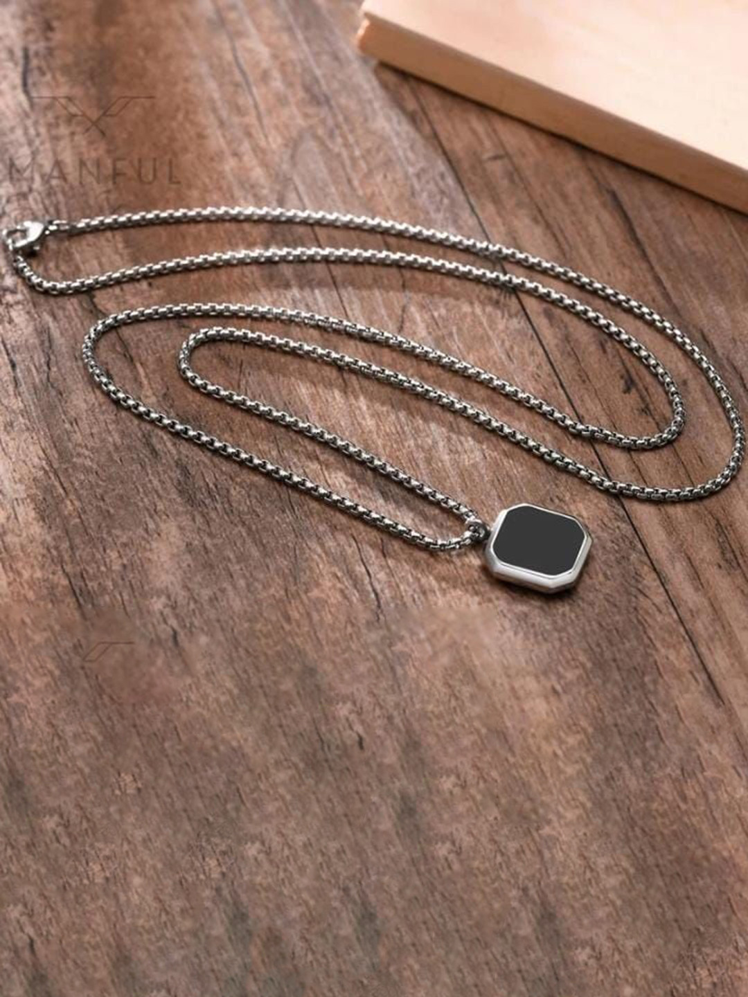 spyronix real treasure Silver-Plated Square Pendants