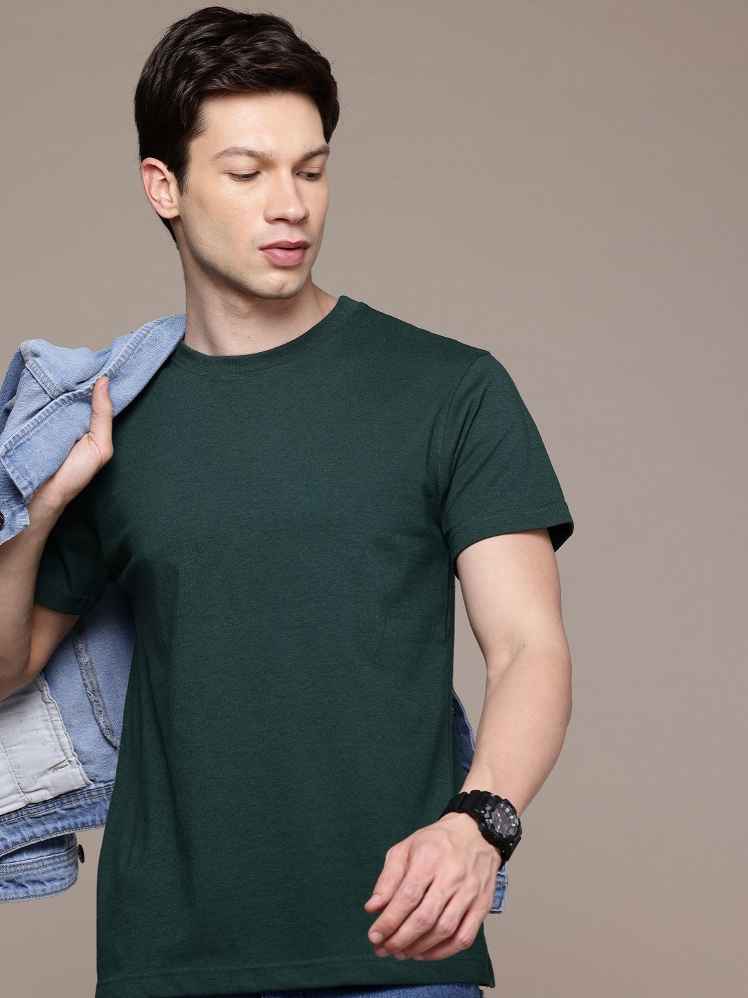 SYMBLANCE Round Neck Short Sleeves T-shirt