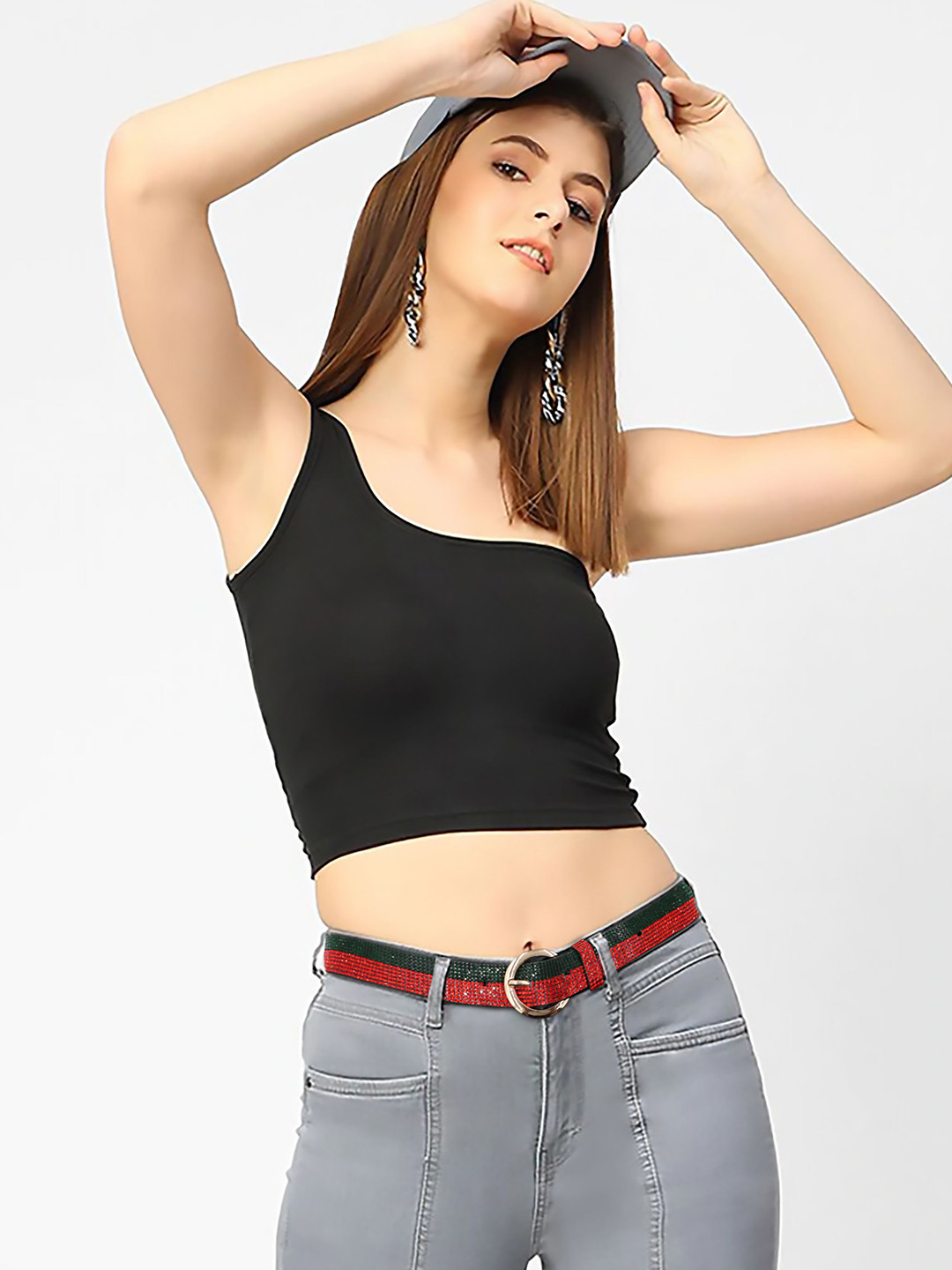 Vritraz Women Embellished Belt With A Tang Closure
