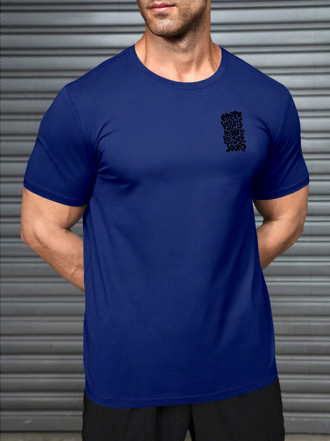 Triptee Men Typography Pure Cotton T-shirt