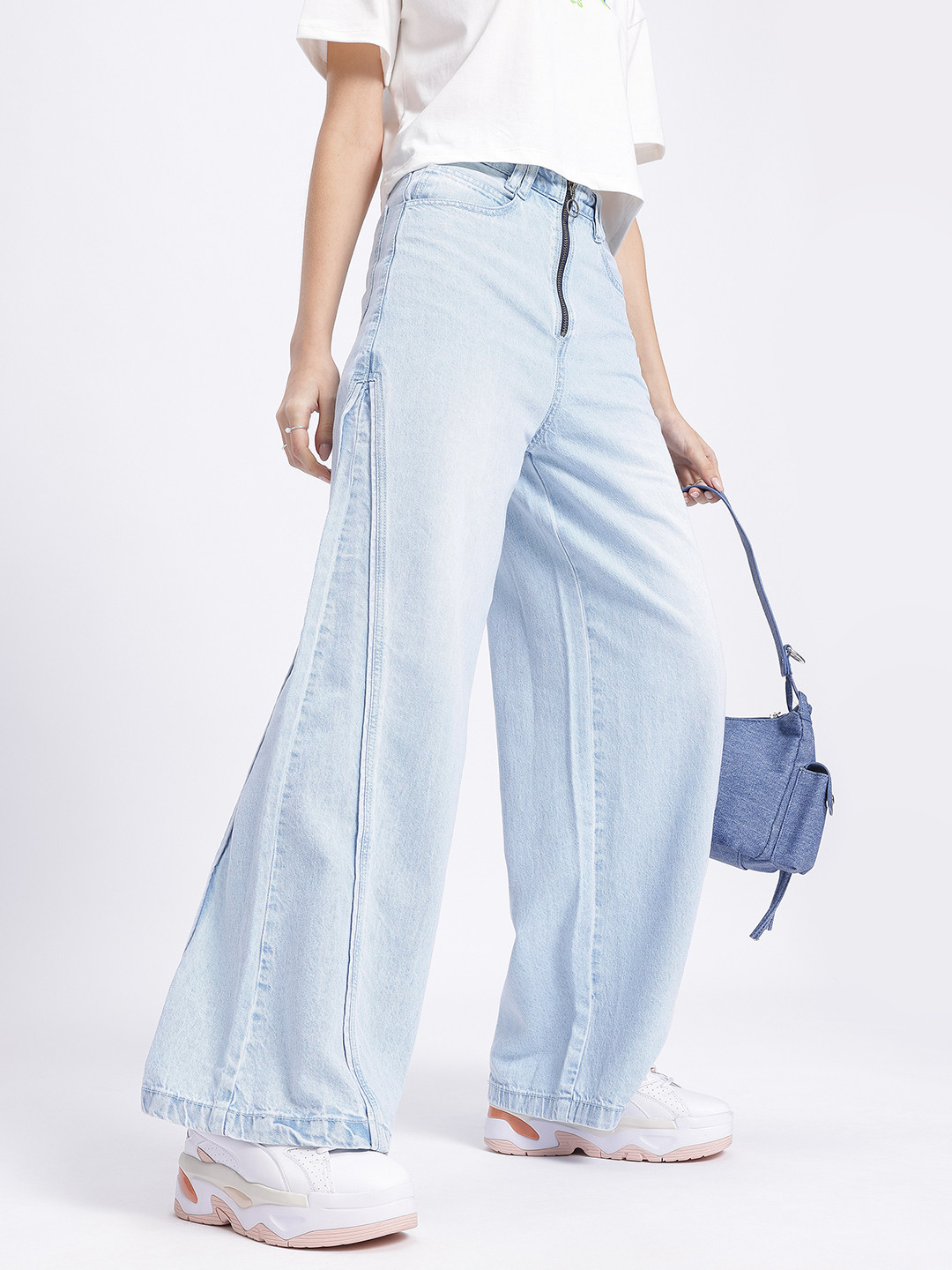 glitchez Baggy High Waist Jeans
