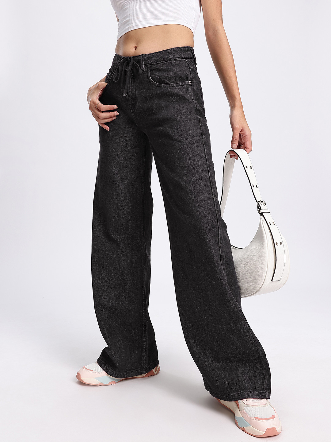 glitchez Women Wide Leg Fit Jeans