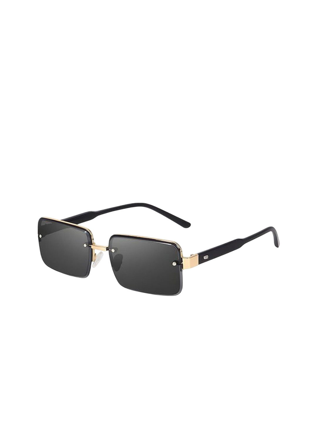 SPADEACES Men Rectangle Sunglasses SP 3940 GOLD BLACK_1