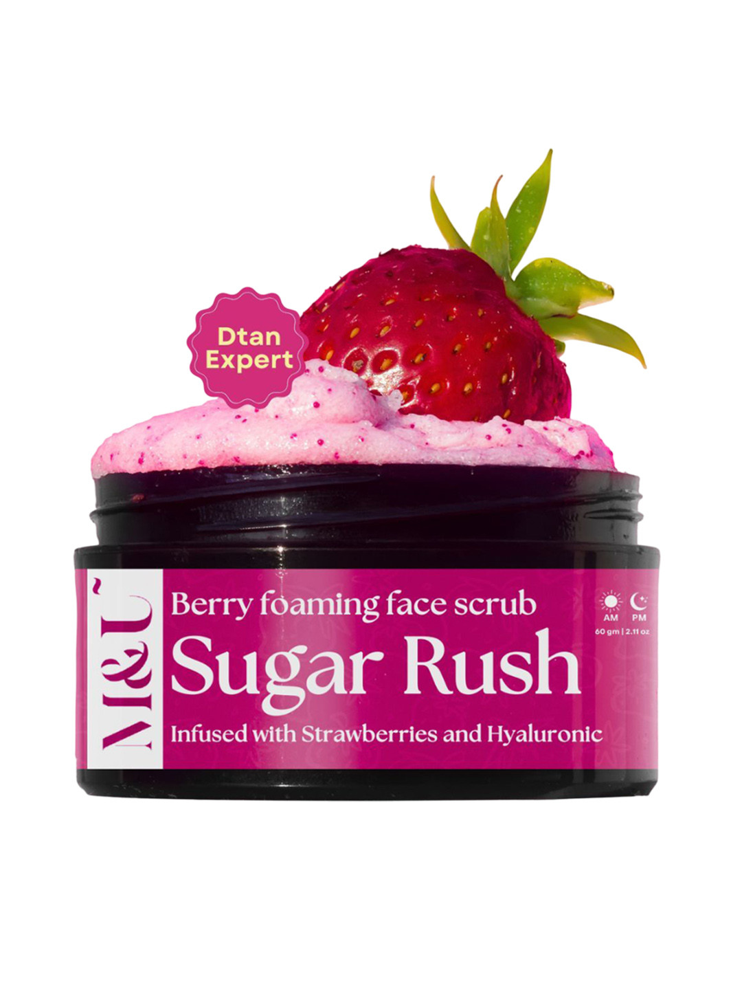 M&U Sugar Berry Face Scrub For Glowing Skin - 60 g