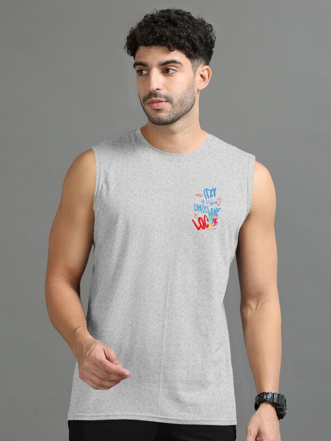 Triptee Men Typography Printed Pure Cotton T-shirt