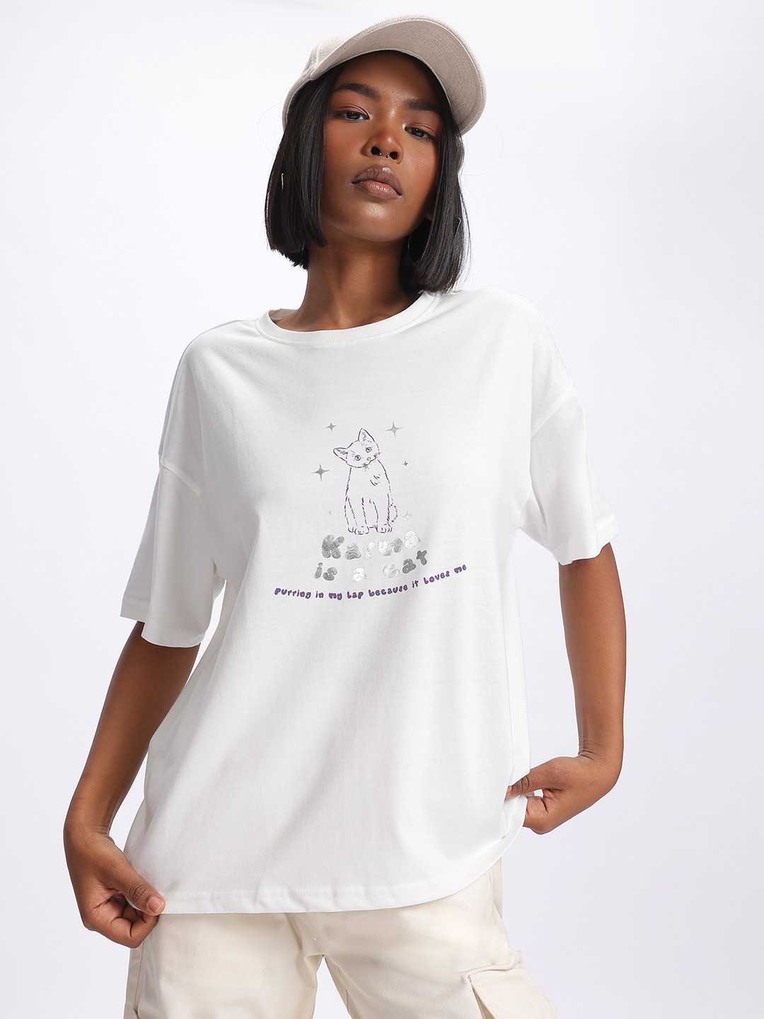 glitchez Graphic Relaxed T-shirt