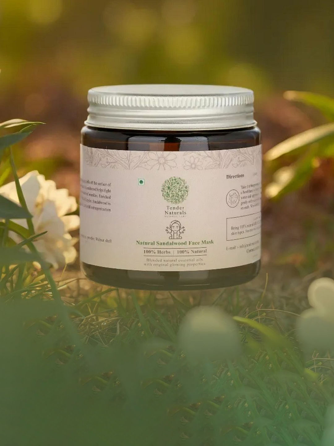 Tender naturals Sandalwood Face Scrub - 100 g