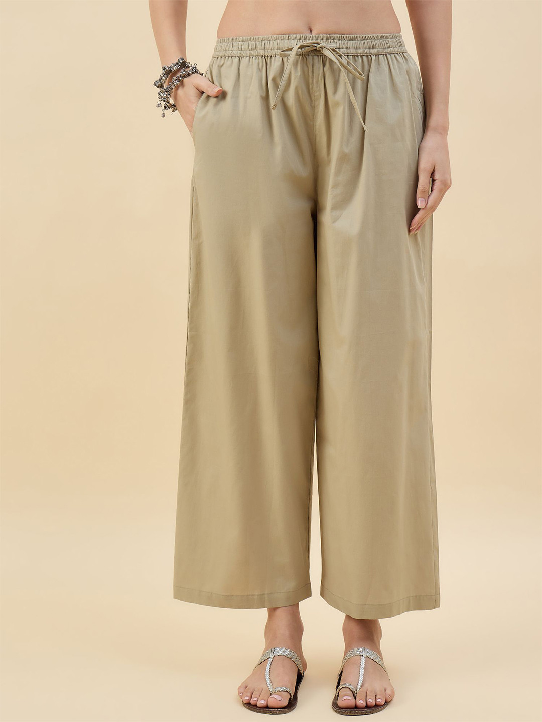 KLOSIA Women Wide Leg Palazzos