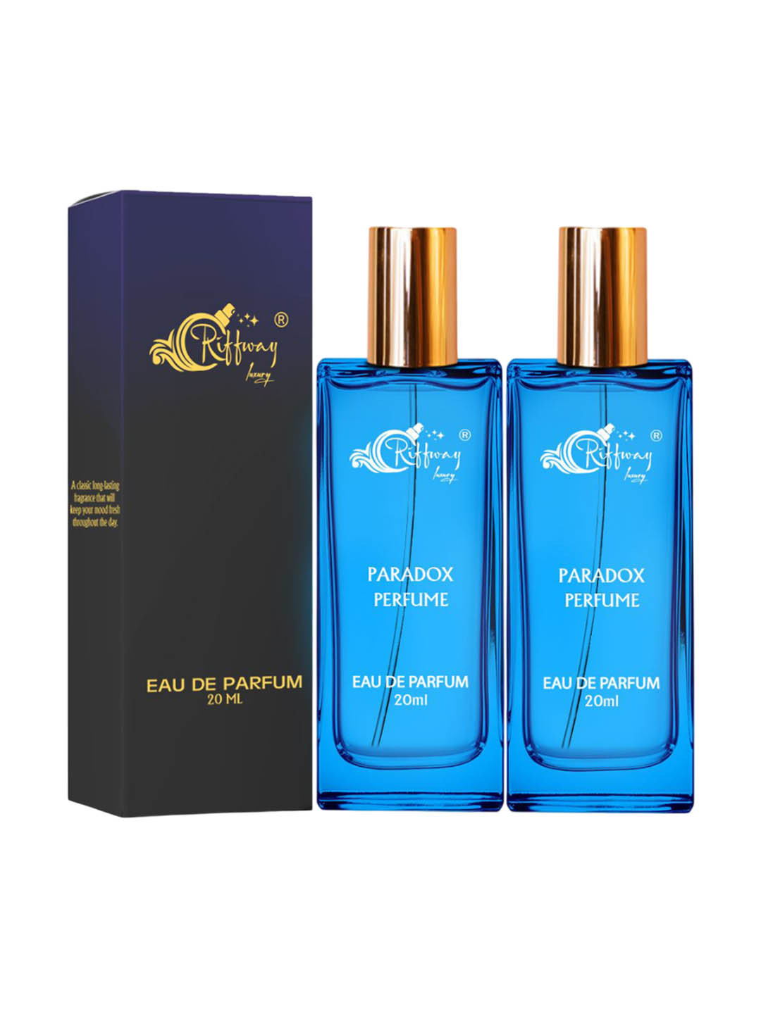 riffway Men Set Of 2 Paradox Long Lasting Eau De Parfum - 20 ml Each